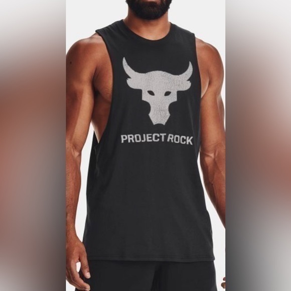 New men’s under armour 1373787-001 UA PJT ROCK BRAHMA BULL TANK